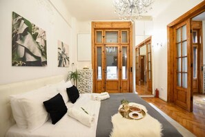 1 Schlafzimmer, Schreibtisch, Bügeleisen/Bügelbrett, WLAN