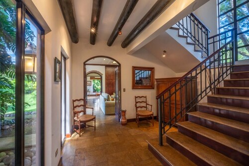 Relax with the whole family at this luxurious, peaceful and secluded mansion 