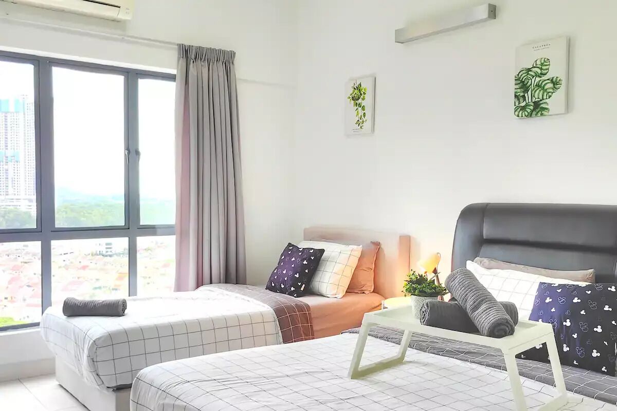 3 slaapkamers, een bureau, een strijkplank/strijkijzer, gratis wifi