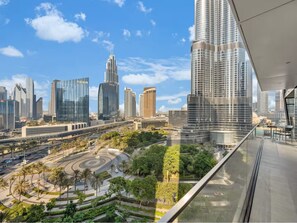 Luxury Apartment | Balcony - Vogue | Address Residences Downtown near Dubai Mall | Burj Khalifa  (Dubai)