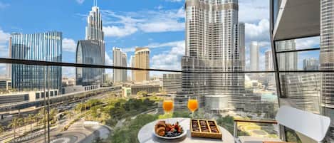 Apartemen Mewah | Pemandangan balkon