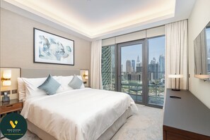 شقة فاخرة | 2 عدّة غرف نوم ومكواة/لوح كي وواي فاي مجانًا