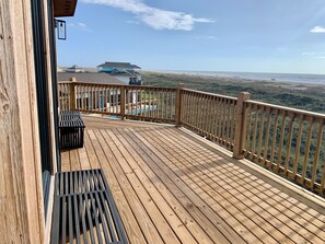 Property grounds - New home with panoramic Gulf views directly on the beach in Matagorda! (Matagorda)