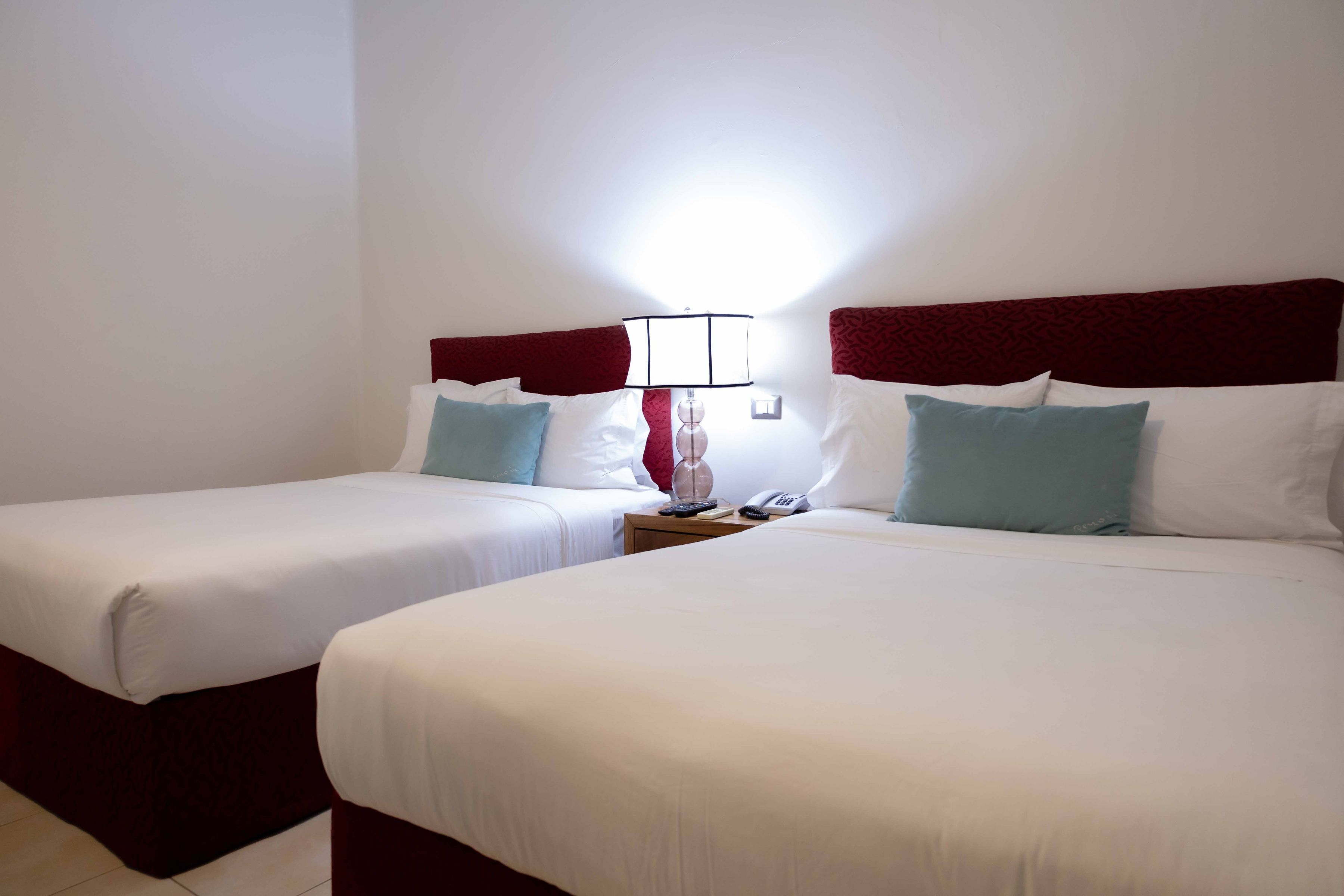 Quarto casal luxo, 2 camas Queen | Roupas de cama de algodão egípcio, roupas de cama premium