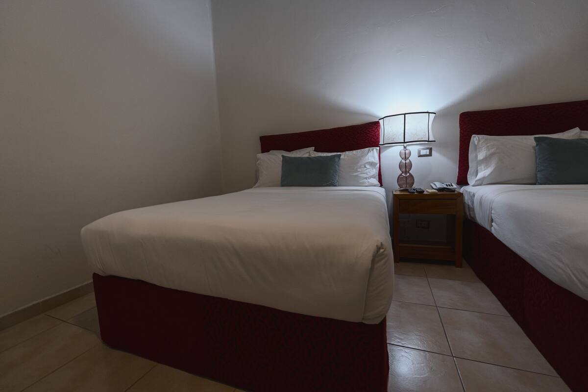 Deluxe Double Room, 2 Katil Ratu (Queen) | Cadar kapas Mesir, peralatan tempat tidur premium, gebar bulu kapas 