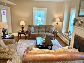 TV connectée, cheminée