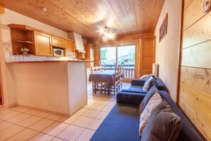 Living area - Balcony, parking, tv, 60m², Morzine (Morzine)