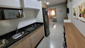 Comfort Apartment | Private kitchen - Aptos modernos em Poços de Caldas - MG (Poços de Caldas)