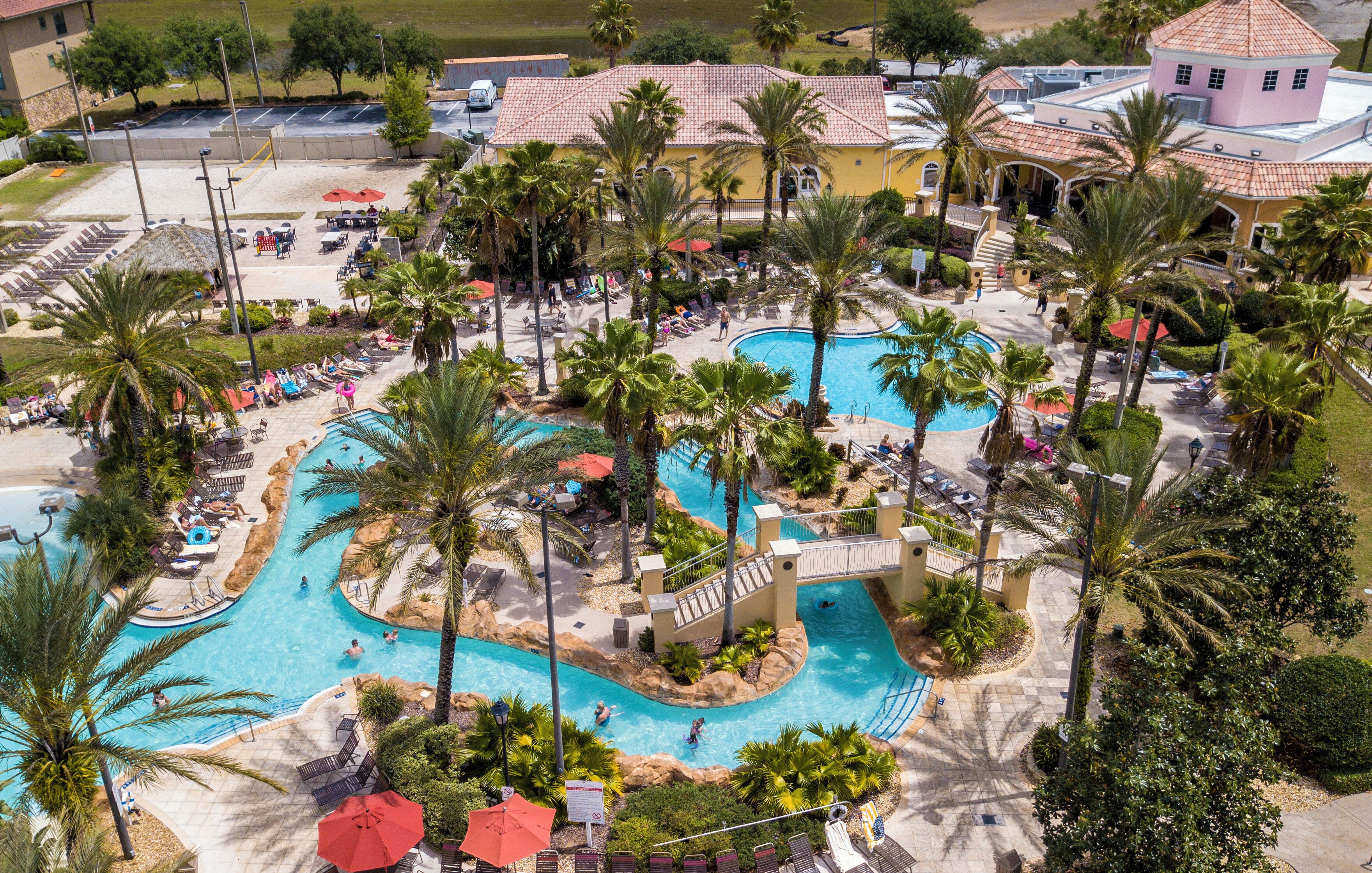 Una piscina riscaldata