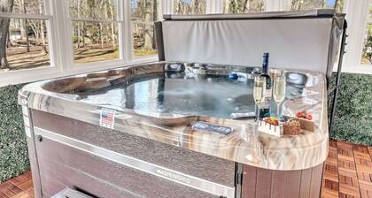 Fall Getaway with Hot Tub, Fire Pit and Games