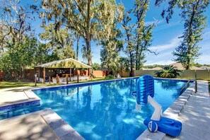Pool - Ocala Oasis 4BR w/Pool/Cabana/GameRoom/MiniGolf (Ocala)
