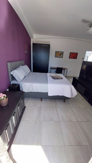 Basic Apartment | Desk, iron/ironing board, free WiFi, bed sheets - Um charme de estúdio perto do Hosp. BOS (Sorocaba)