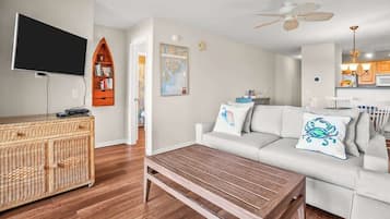 TV, DVD player, offices