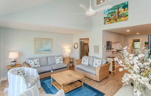TV, DVD player, offices