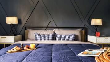 2 soverom, safe på rommet, strykejern/-brett og wi-fi (inkludert)