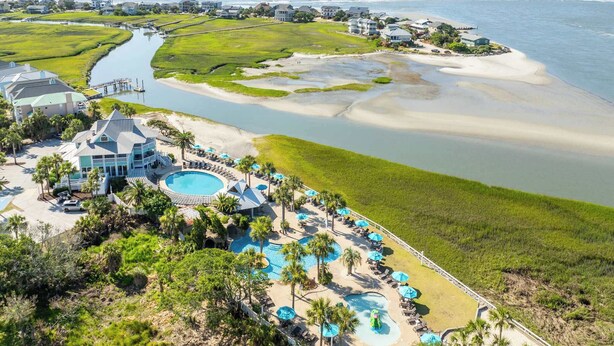A coastal resort with multiple swimming pools, beachfront villas, and a marina. - 705 Silverside Road (Fripp Island)