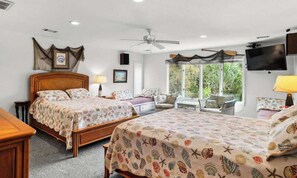 4 bedrooms, iron/ironing board, free WiFi, bed sheets