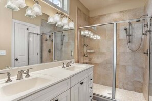Shower, hair dryer