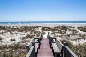 Accommodatie ligt op het strand