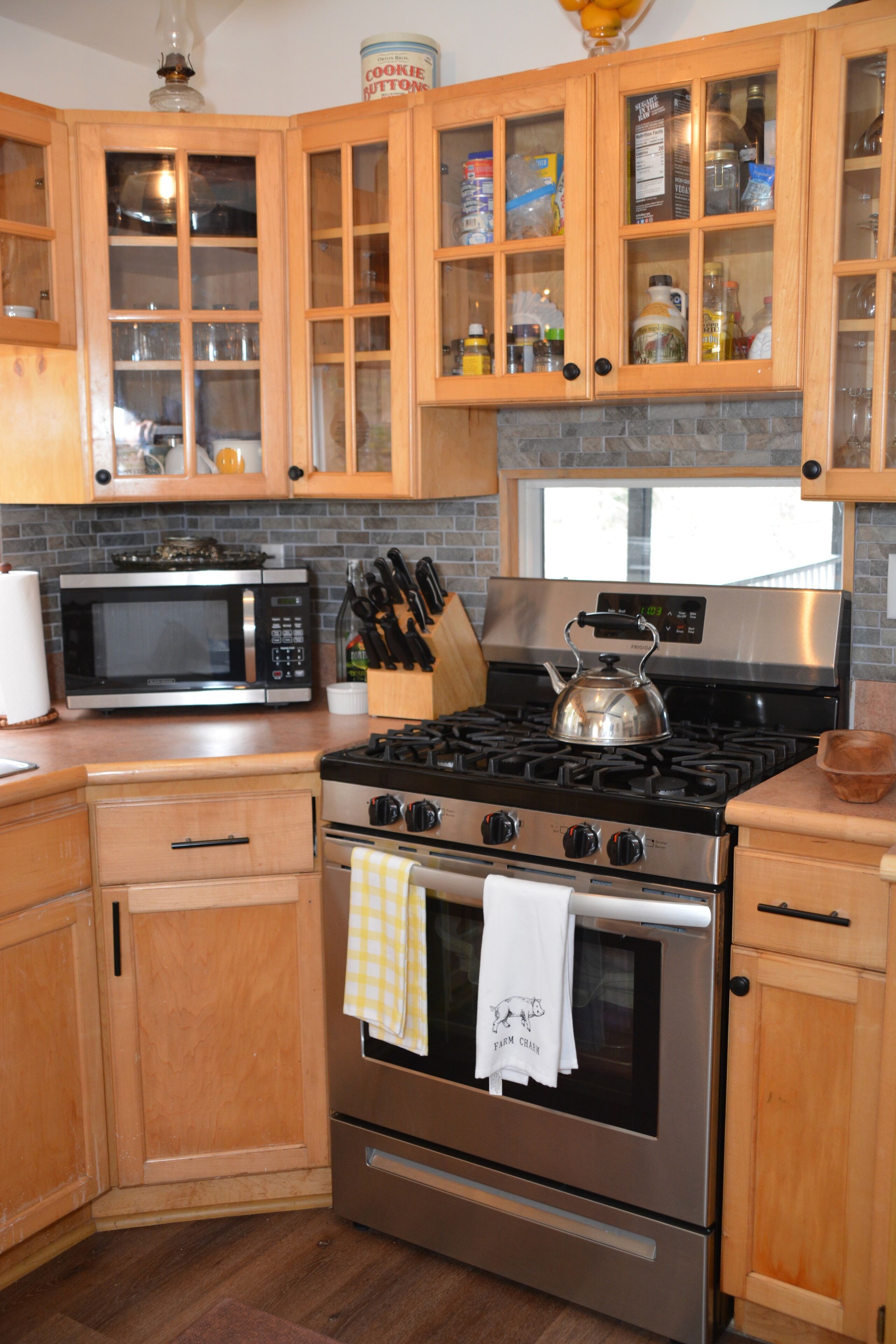 Microwave, oven, stovetop