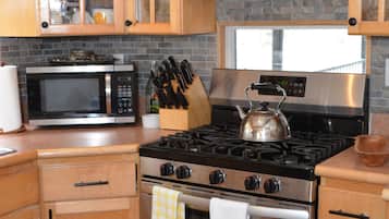 Microwave, oven, stovetop