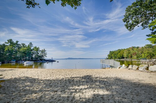 Frye Island Family Cabin with Lake & Beach Access!