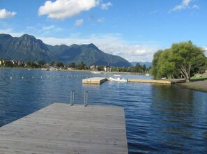 Property grounds - Lakefront apartment in Pucón with private beach and Luxury Club House (Pucon)