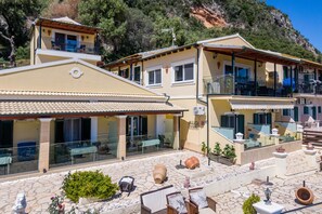 Exterior - Studio Apartment "Angela 4" with Sea View, Shared Pool & Wi-Fi (Corfu)