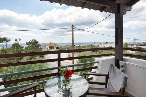 Apartment In A Hotel 'with Sea View-Creta' with Sea View, Wi-Fi and Air Conditioning
