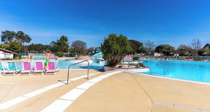 Mobile Home Camping La reserve "3 Chambres" avec 2 piscines partagées & terrasses