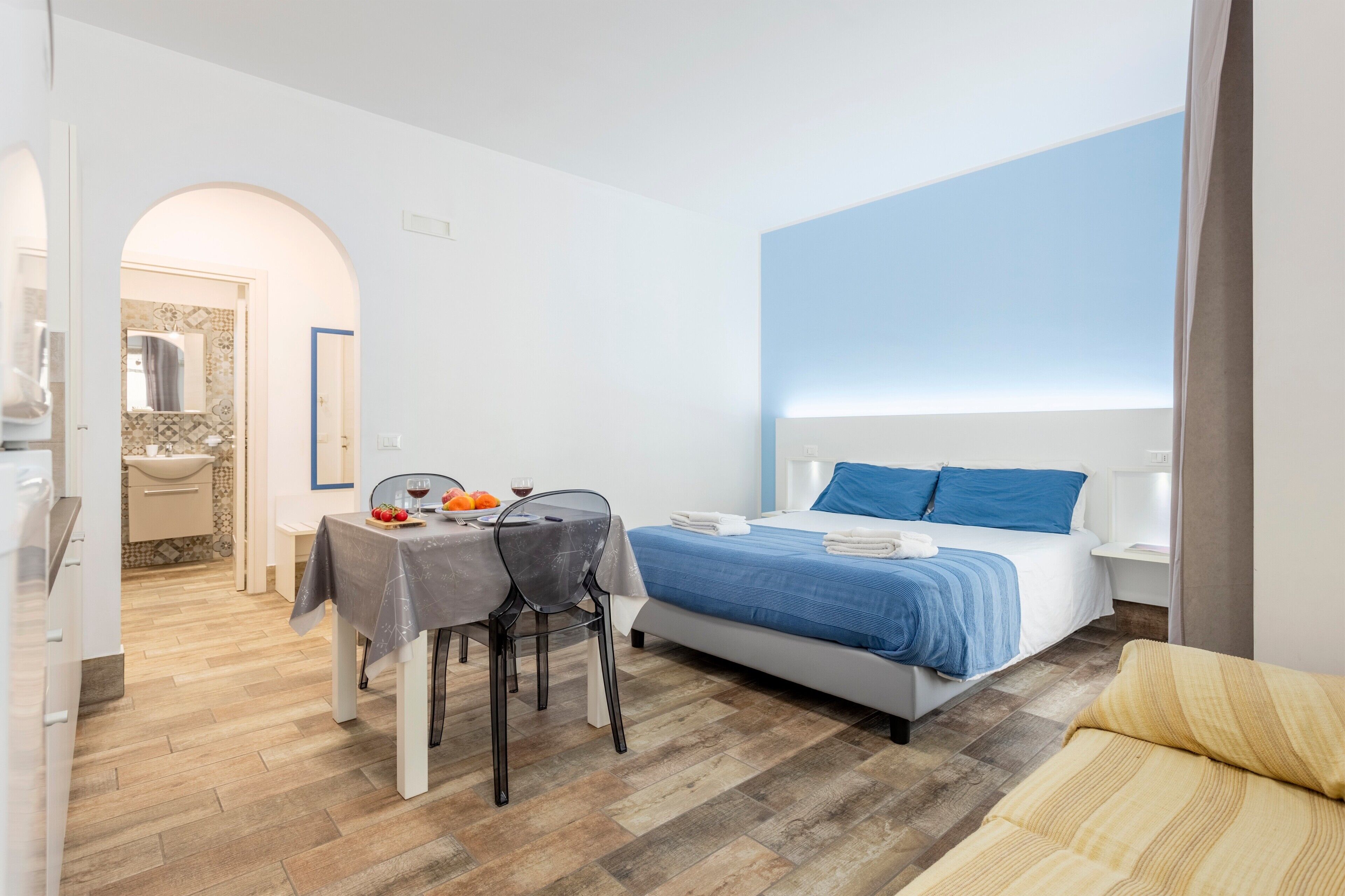 1 soverom, strykejern/-brett, wi-fi (inkludert) og sengetøy