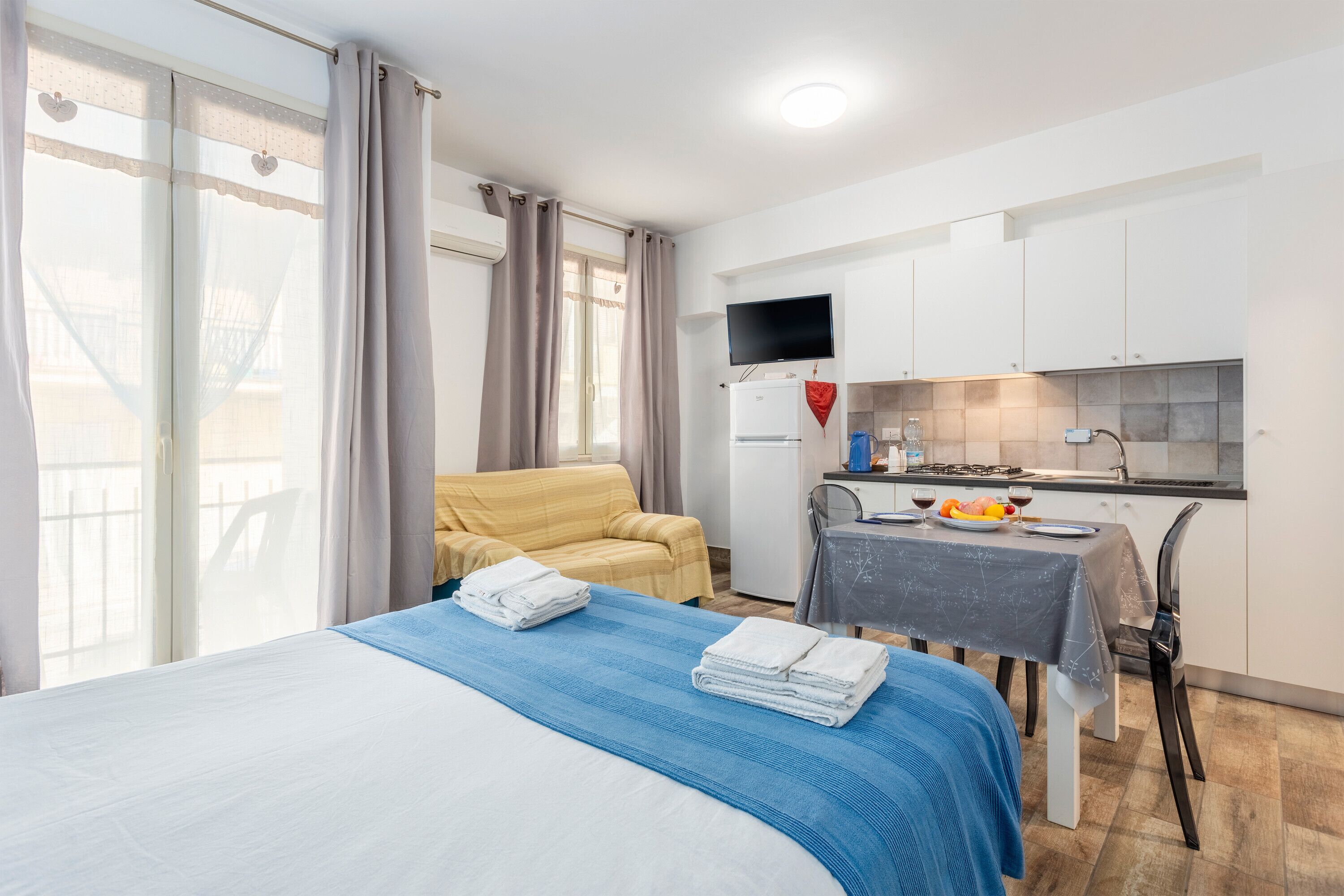 1 Schlafzimmer, Bügeleisen/Bügelbrett, kostenloses WLAN, Bettwäsche