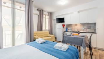 1 Schlafzimmer, Bügeleisen/Bügelbrett, kostenloses WLAN, Bettwäsche