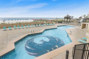 Indoor pool, outdoor pool