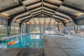 Indoor pool, outdoor pool