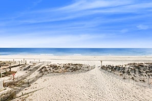 On the beach