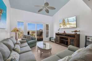 Smart TV, DVD player, books