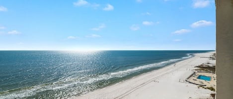 On the beach