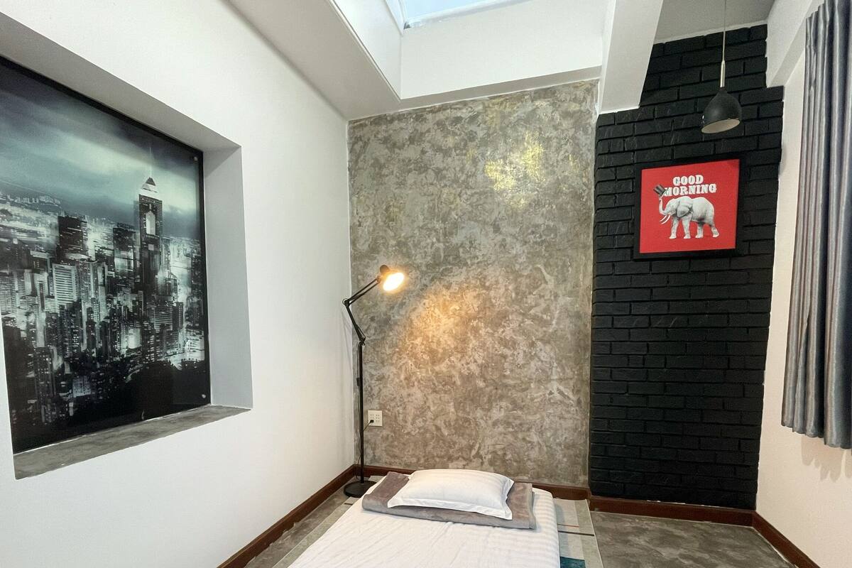 City Double Room Single Use, Kitchen, City View
