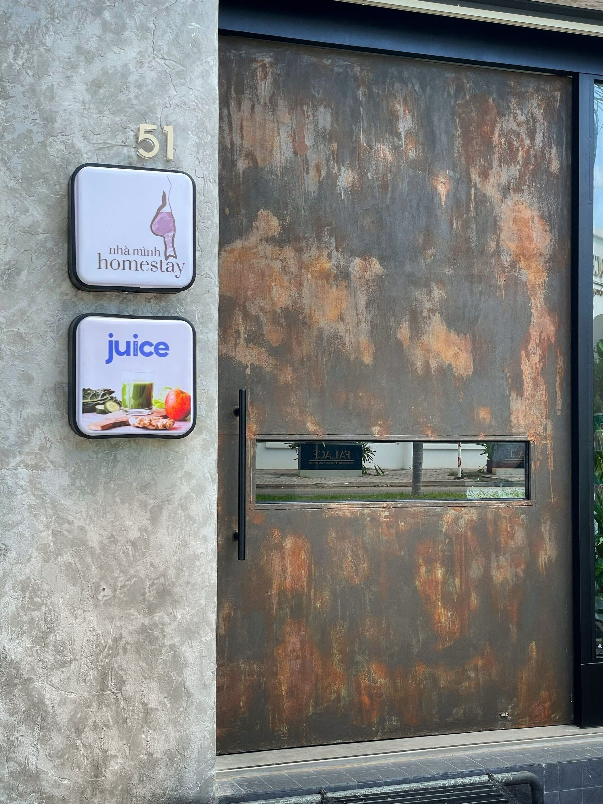 Façade de l’hébergement