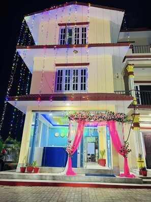 Façade de l’hébergement