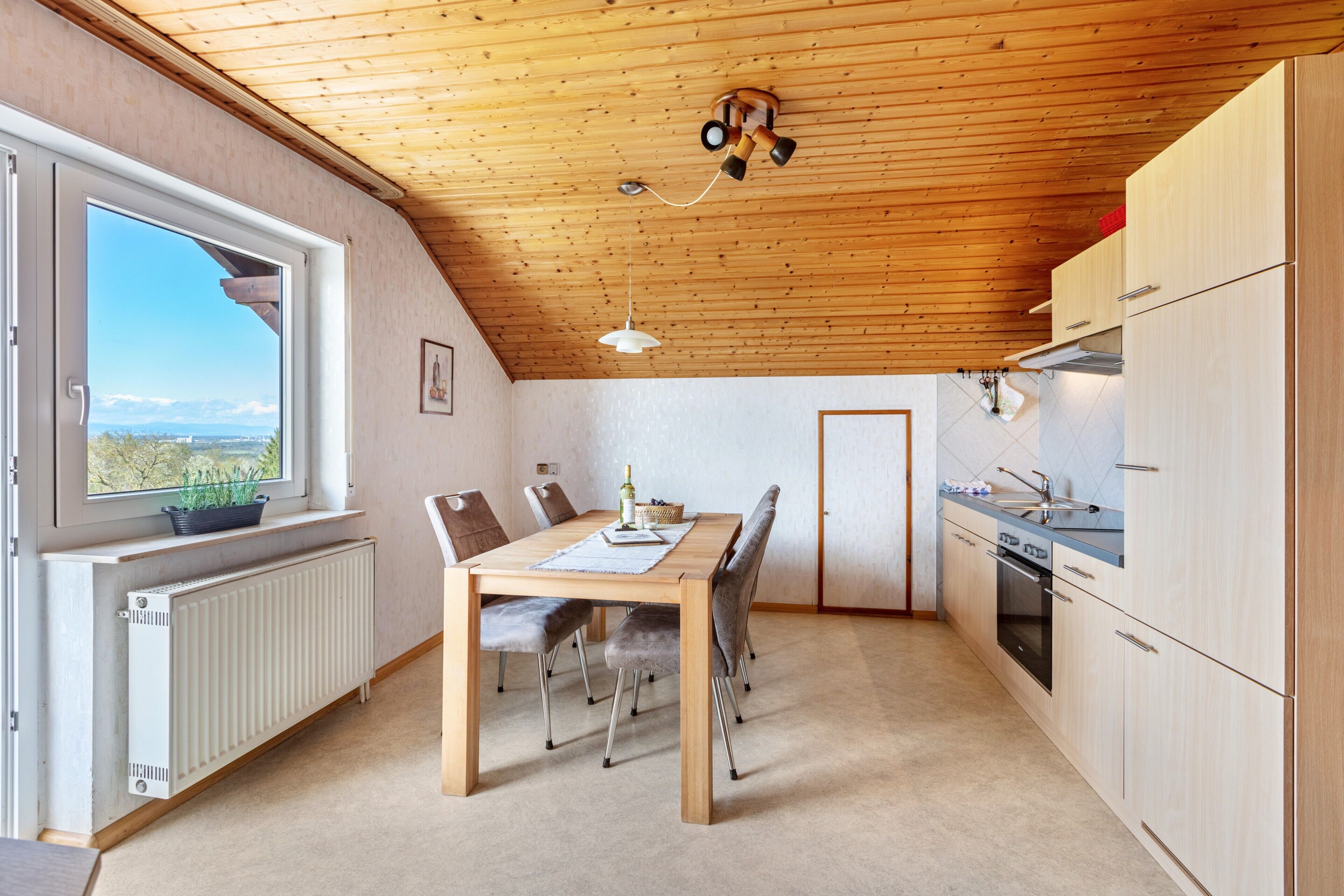 Kylskåp, mikrovågsugn, ugn och spishäll