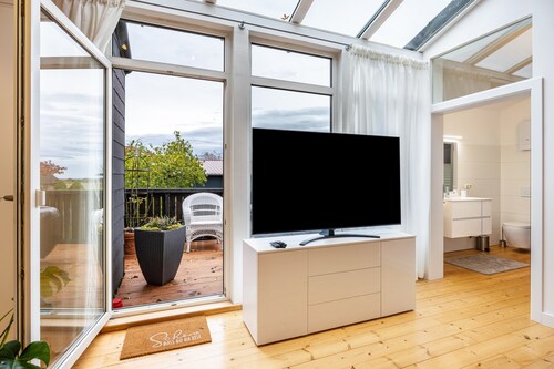 'Landhaus Bleckede - App 2 Lüneburg' mit privatem Garten, Balkon und WLAN