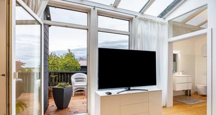 'Landhaus Bleckede - App 2 Lüneburg' mit privatem Garten, Balkon und WLAN