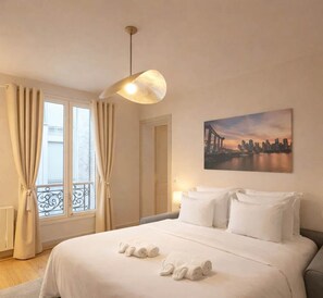 1 bedroom, iron/ironing board, travel cot, WiFi