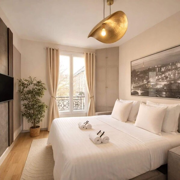 1 bedroom, iron/ironing board, travel cot, WiFi