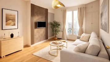 Televisie en een kantoor