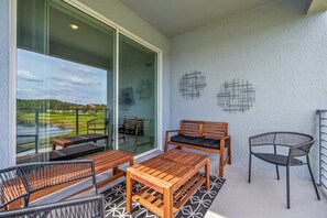Terrace/patio - Spacious, Beautiful 3-BR Condo, Prime Location (Kissimmee)