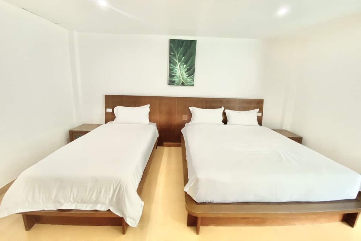 基础三人房 | 埃及棉床单、高档床上用品、羽绒被、记忆海绵床垫