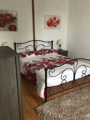 4 bedrooms, iron/ironing board, travel crib, WiFi